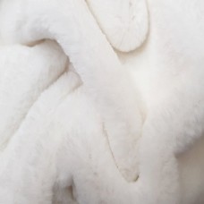 Ткань Мех исскуственный кролик (белый)